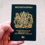 ESTA US travel — uk passport us flag 1