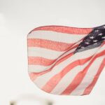 ESTA US travel — american flag beach memorial day 1