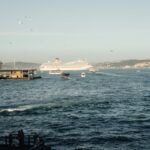 Cruise ship at a US port where ESTA cruise processing time matters