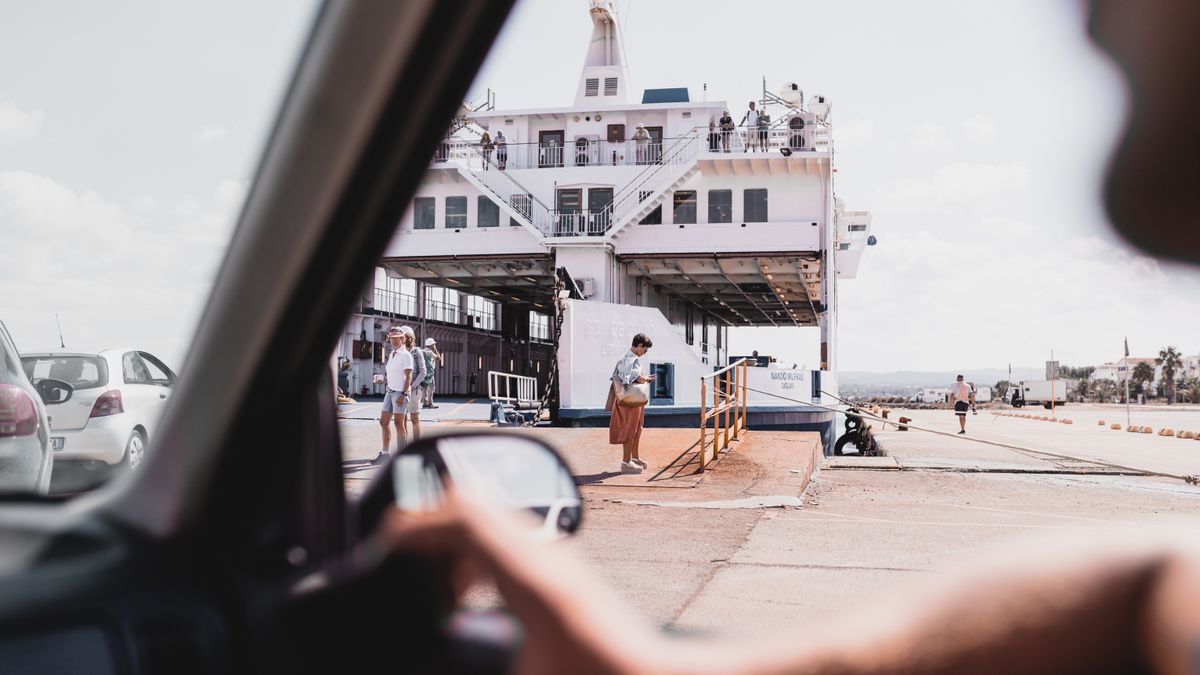 Passengers boarding at a cruise terminal after ESTA approval