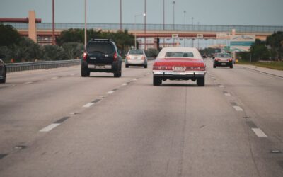 Open US highway, the setting for driving on an ESTA as a visitor