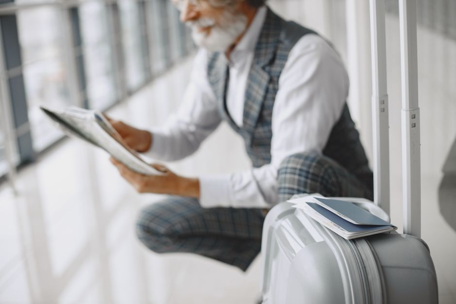 Printed ESTA approval kept with passports for family travel