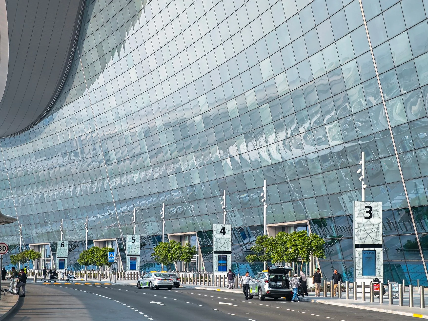 Abu Dhabi International terminal where US preclearance checks travelers before boarding